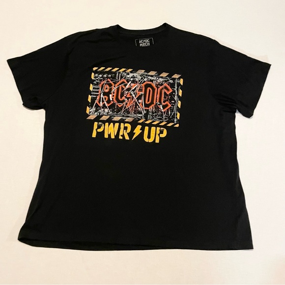 AC/DC Black Tee Shirt PWR UP Men’s Size 4X Tshirt - Picture 16 of 16